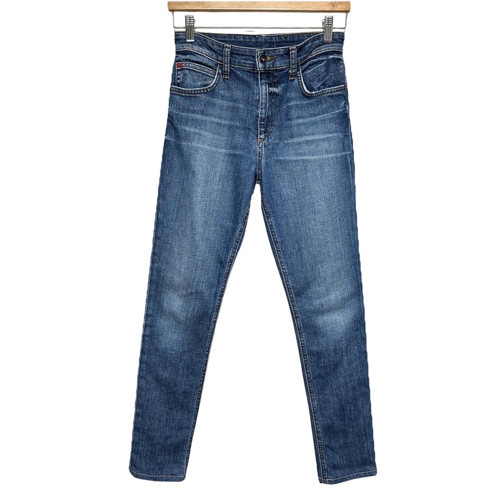 Joe's Jeans Original Slouched Slim Japanese Denim Womens 24 Blue Distressed Chic